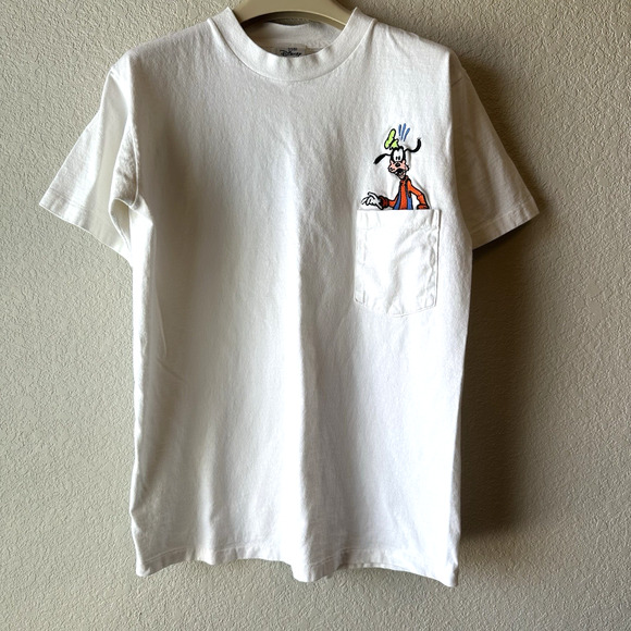 Vintage Disney Goofy Pocket T-Shirt Size Small* - Picture 1 of 8